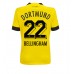 Cheap Borussia Dortmund Jude Bellingham #22 Home Football Shirt Women 2022-23 Short Sleeve